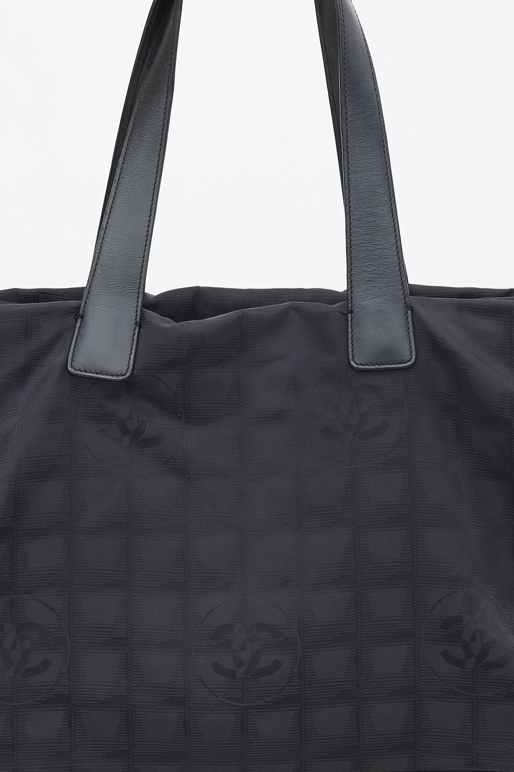 2002 Black Travel Ligne Tote Bag