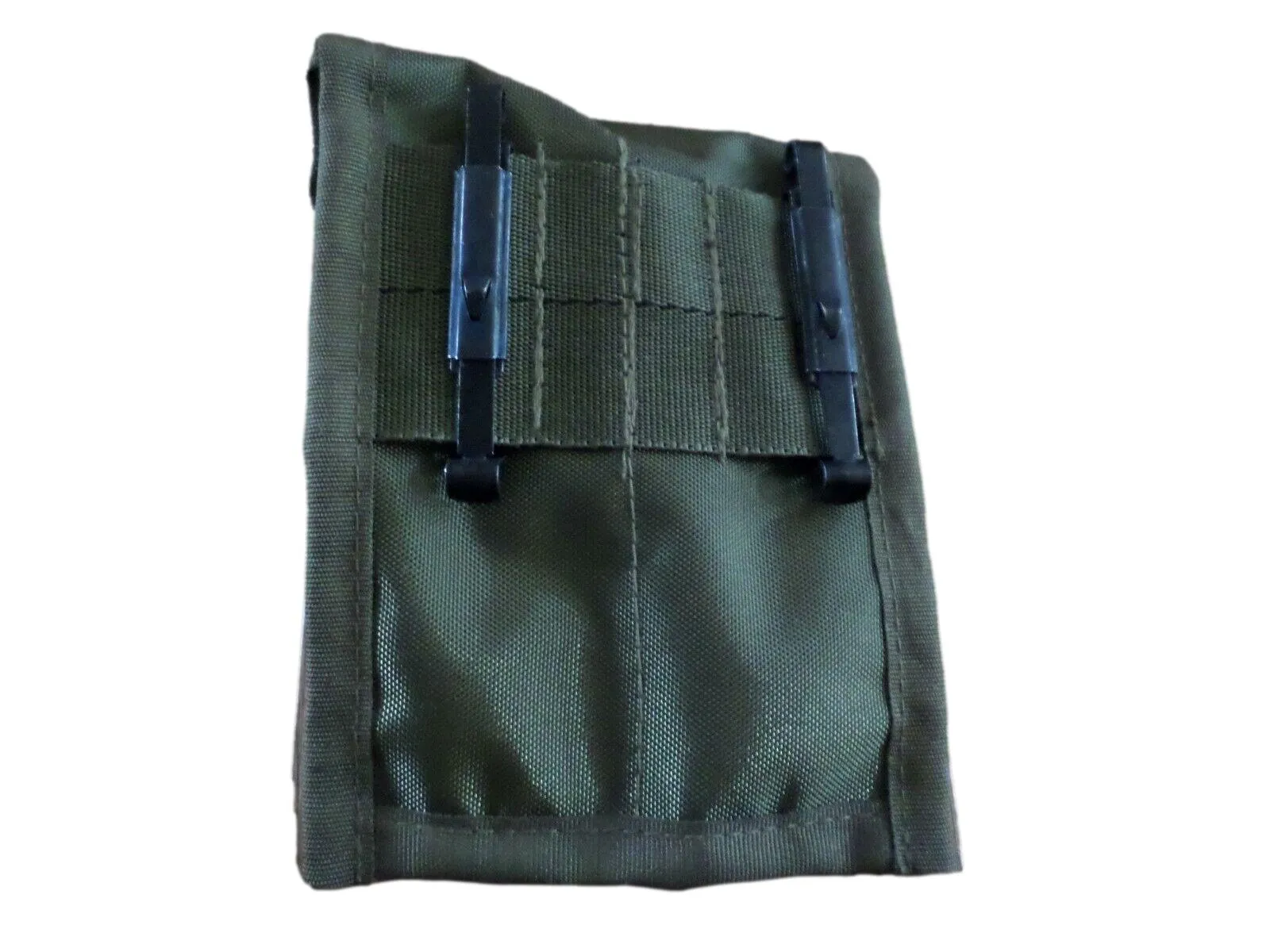 45 CALIBER DOUBLE MAG POUCH FITS 2 AMMO MAGAZINE CLIPS 7 RDS