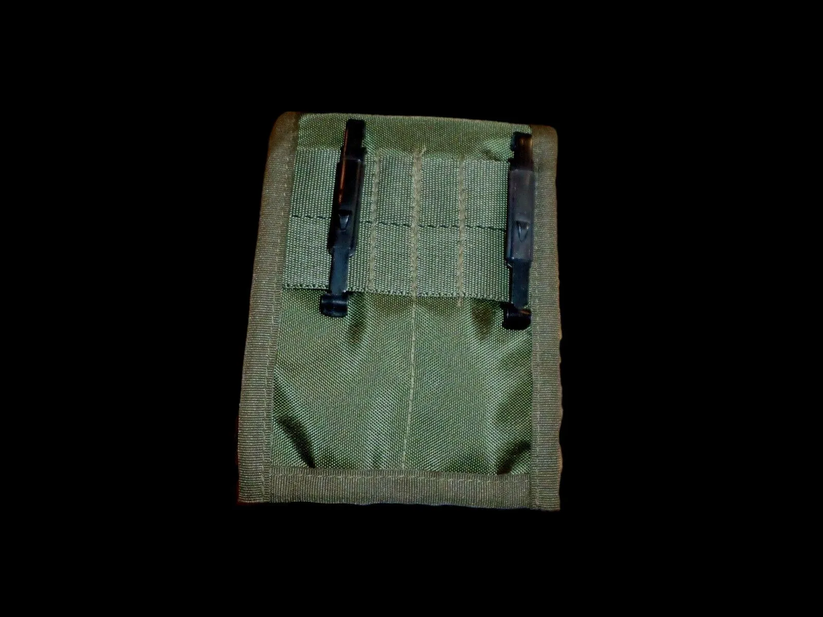 45 CALIBER DOUBLE MAG POUCH FITS 2 AMMO MAGAZINE CLIPS 7 RDS