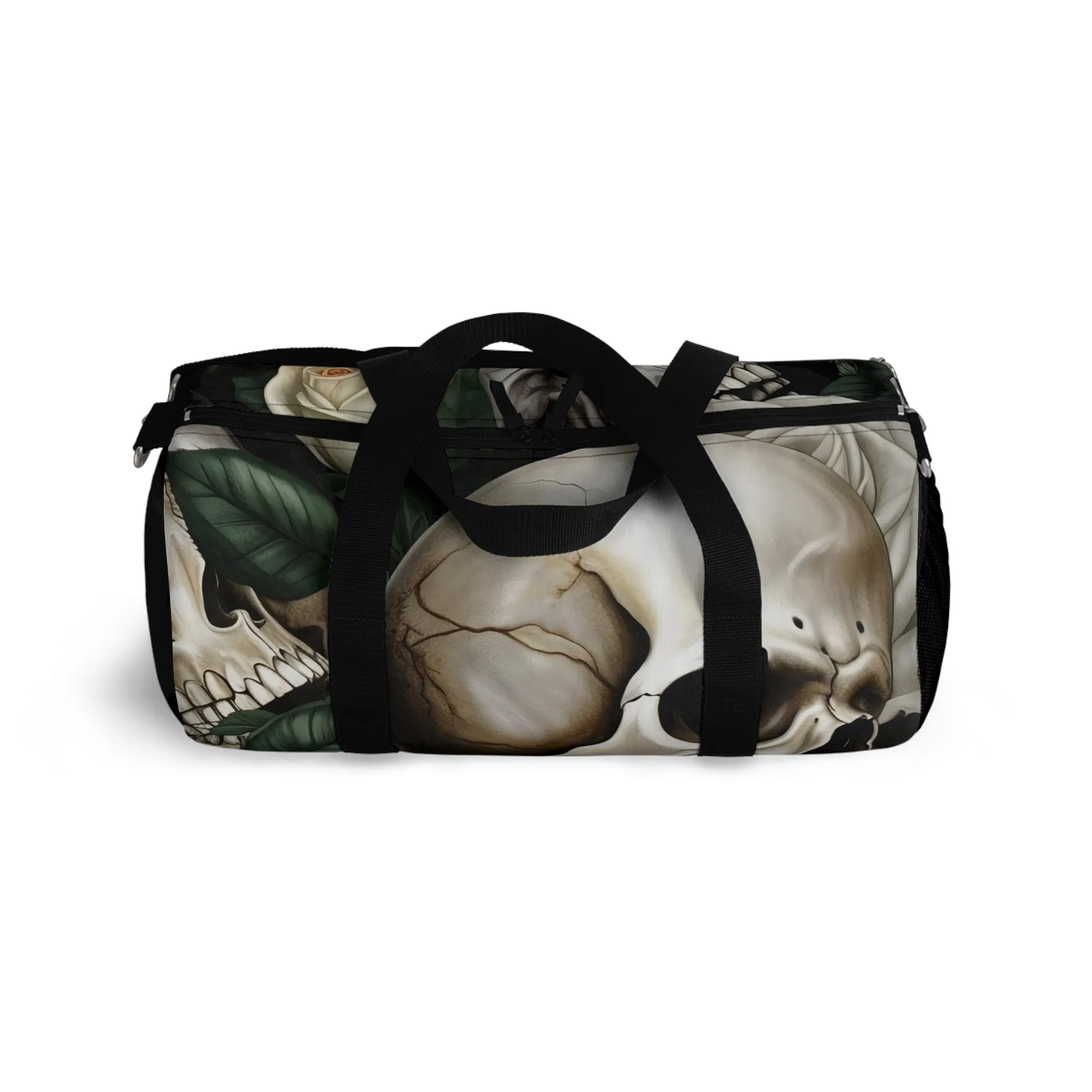 A Who Dares Wins Gothic Skulls & Roses Duffel Bag