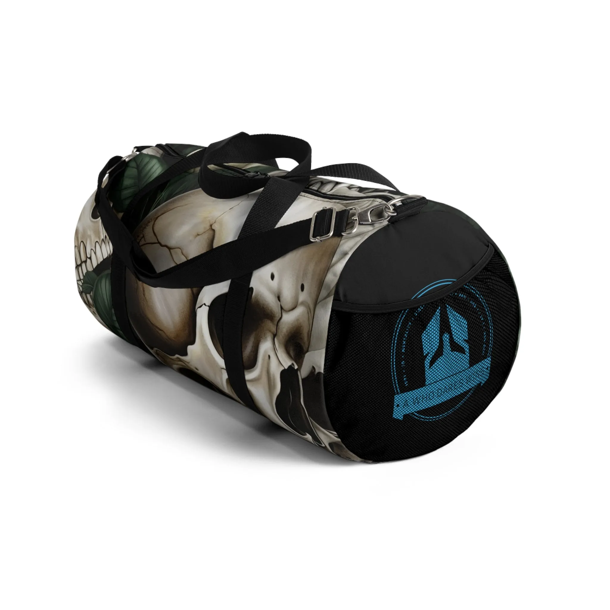 A Who Dares Wins Gothic Skulls & Roses Duffel Bag