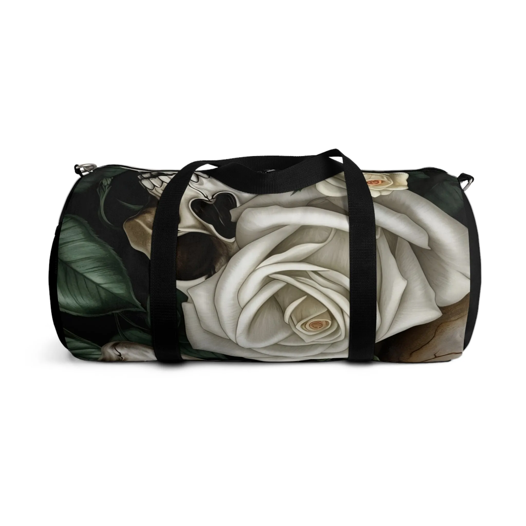 A Who Dares Wins Gothic Skulls & Roses Duffel Bag