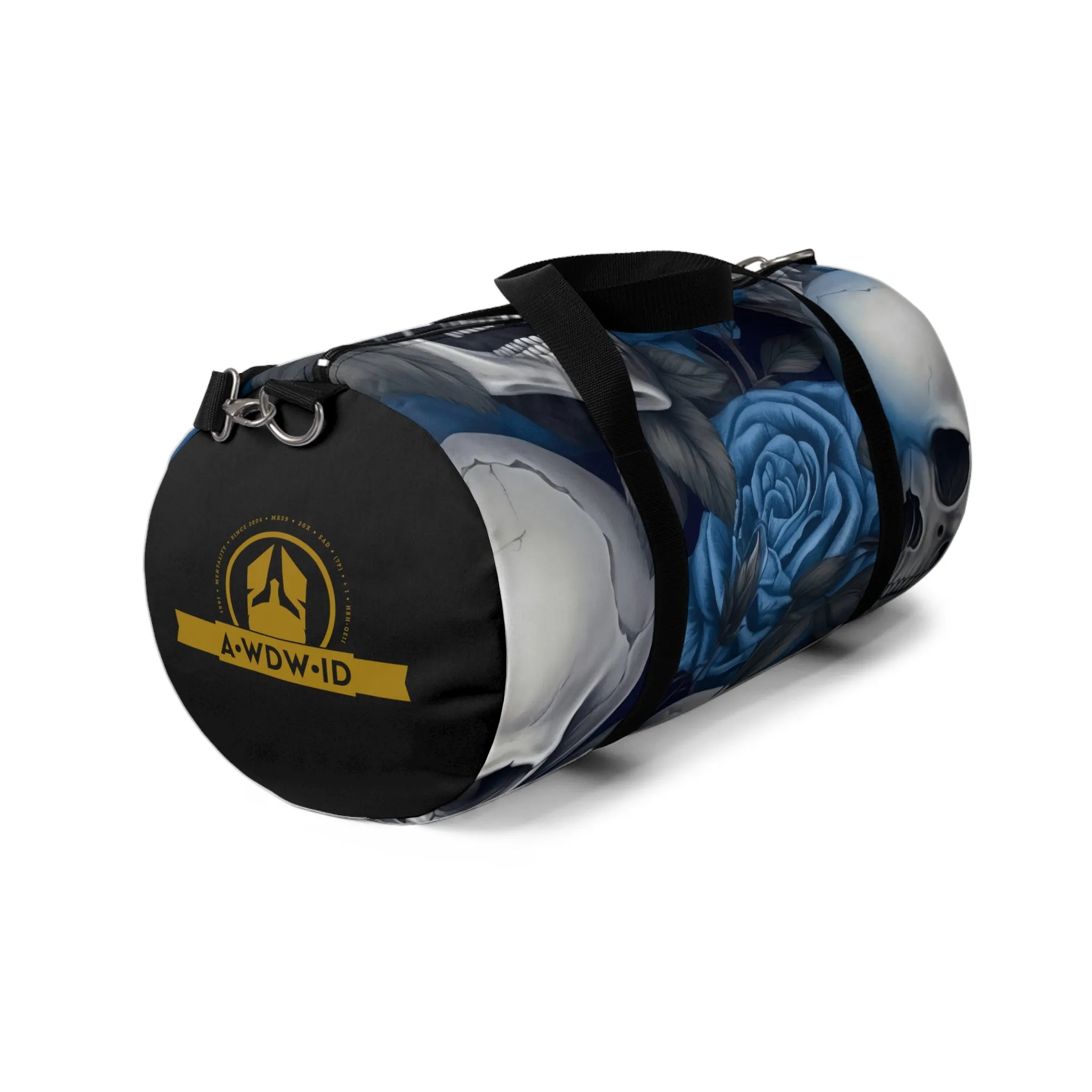 A Who Dares Wins ID RSF Gothic Skulls & Roses Duffel Bag