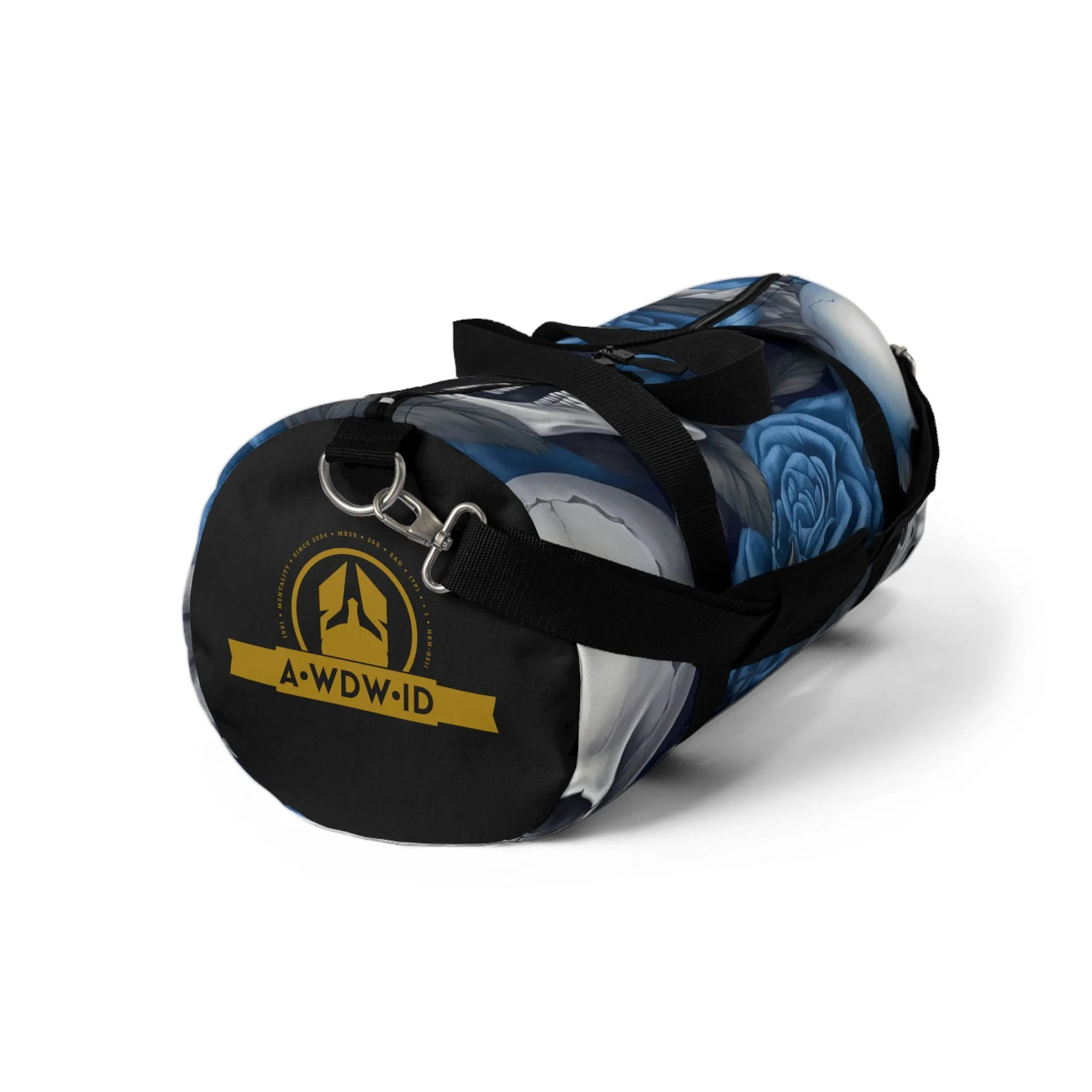A Who Dares Wins ID RSF Gothic Skulls & Roses Duffel Bag