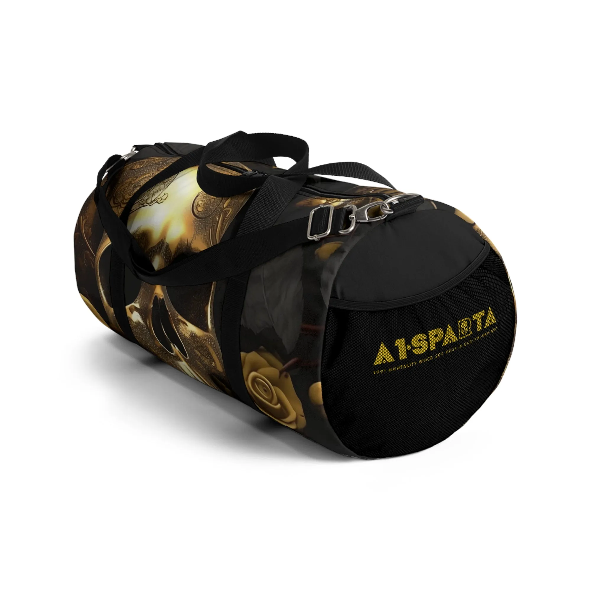 A1- Sparta Gothic Skulls & Roses Duffel Bag