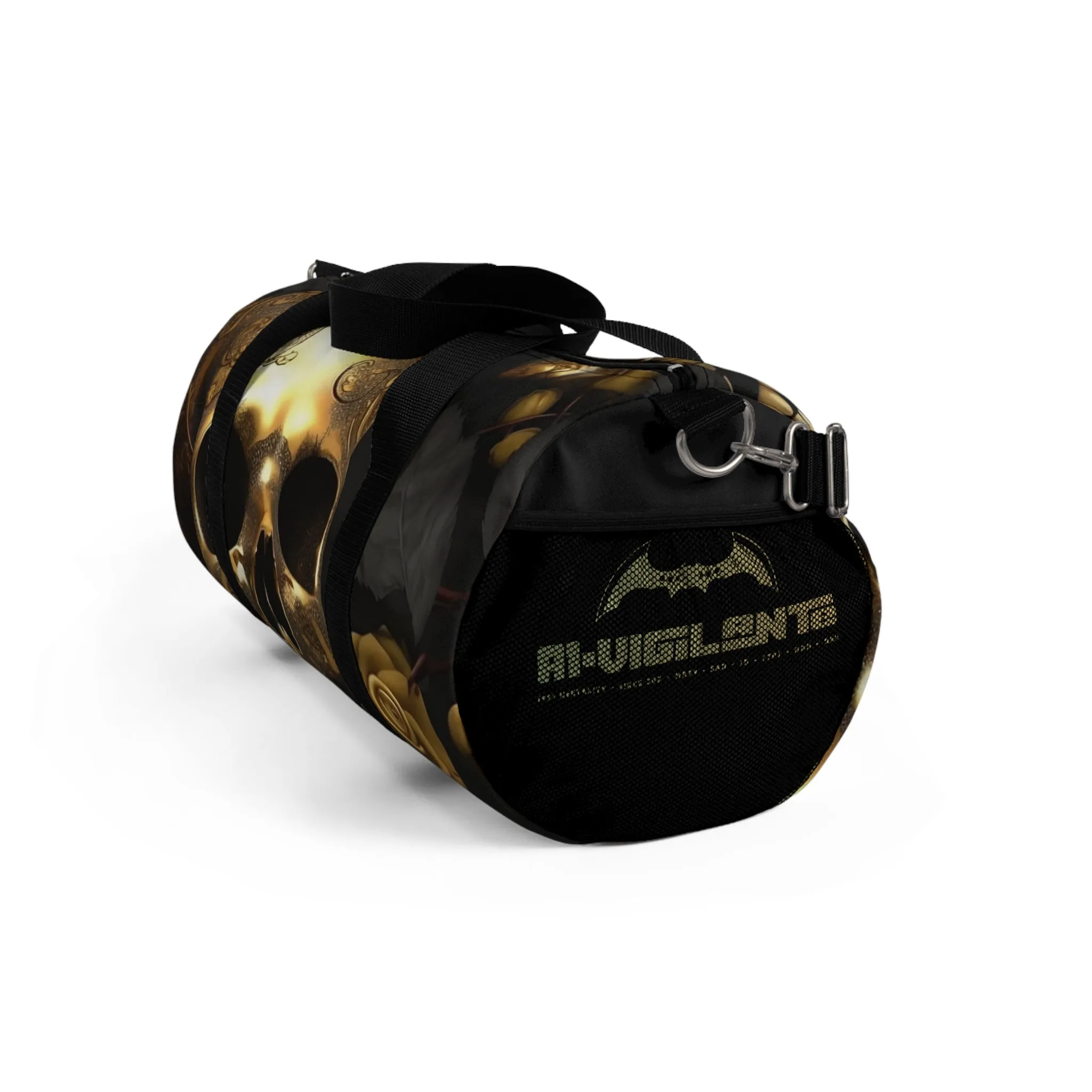A1-Vigilante gothic Skulls & Roses Duffel Bag