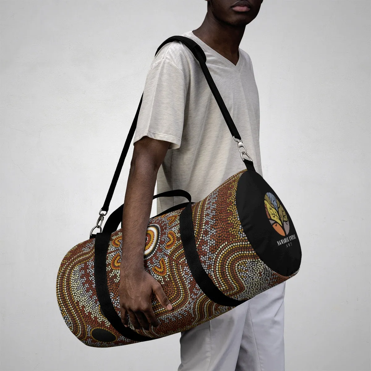 Aboriginal Art Designed Duffle Bag