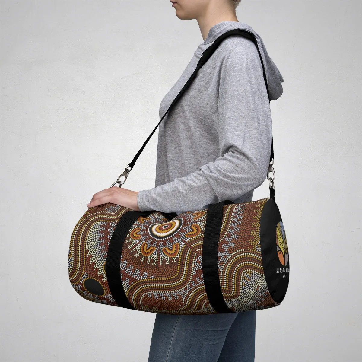 Aboriginal Art Designed Duffle Bag