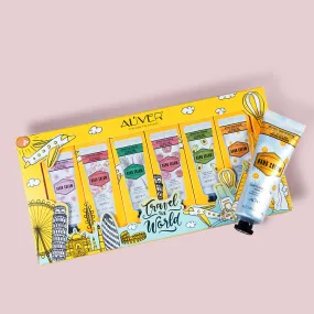 Aliver 6 Pcs/ Set Shea Butter  Extra Dry Skin Hand Cream Moisturizer