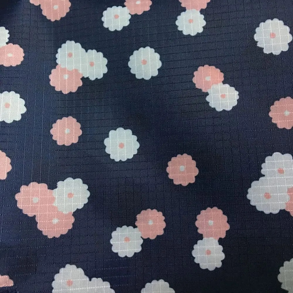 Angeer 12 Pcs Luggage Organiser Set Compression Pouch Packing Cubes Travel Storage Bags Clothes Suitcase (Navy blue flowers) Navy Blue Flowers