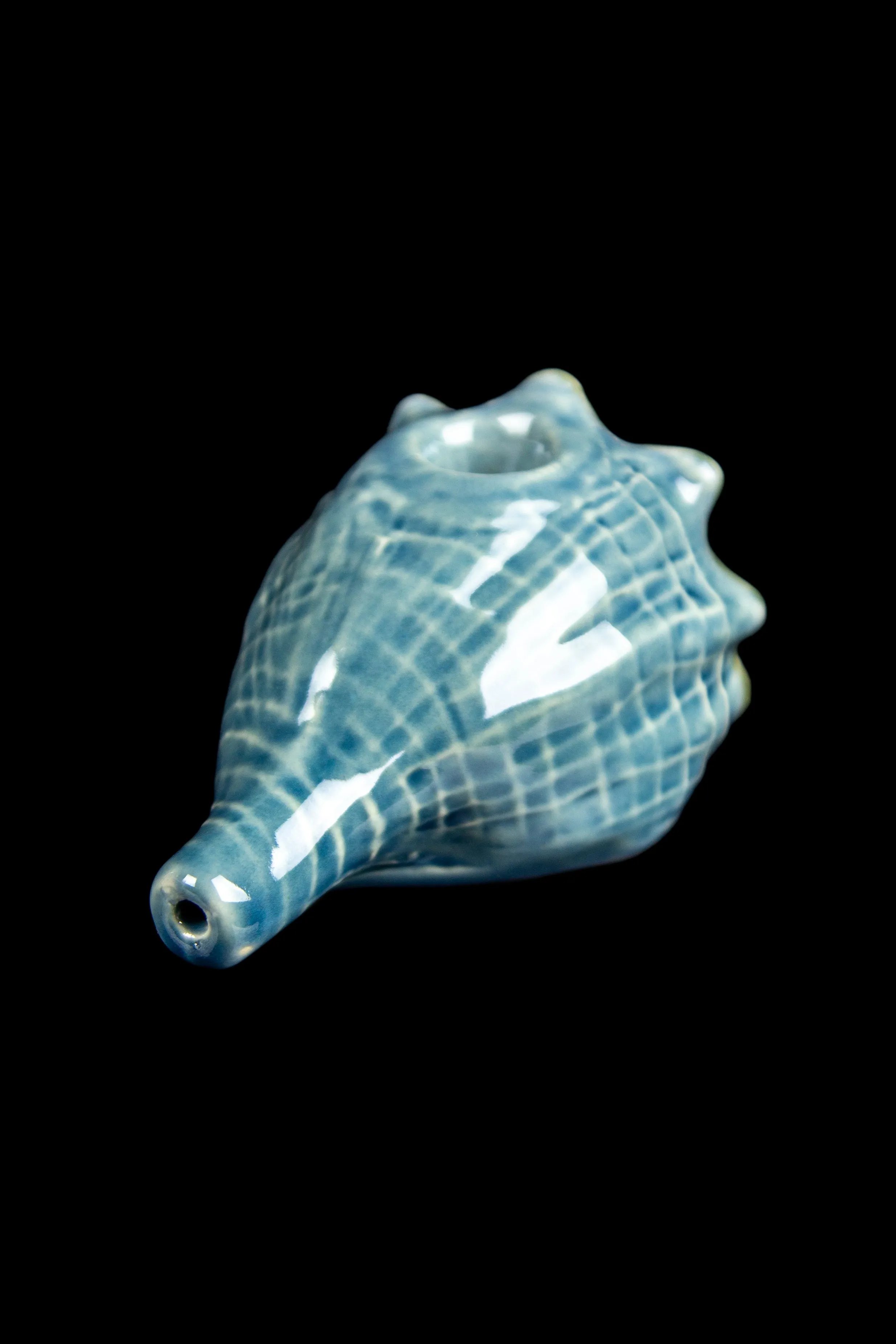 Art of Smoke Seashell Hand Pipe and Dish