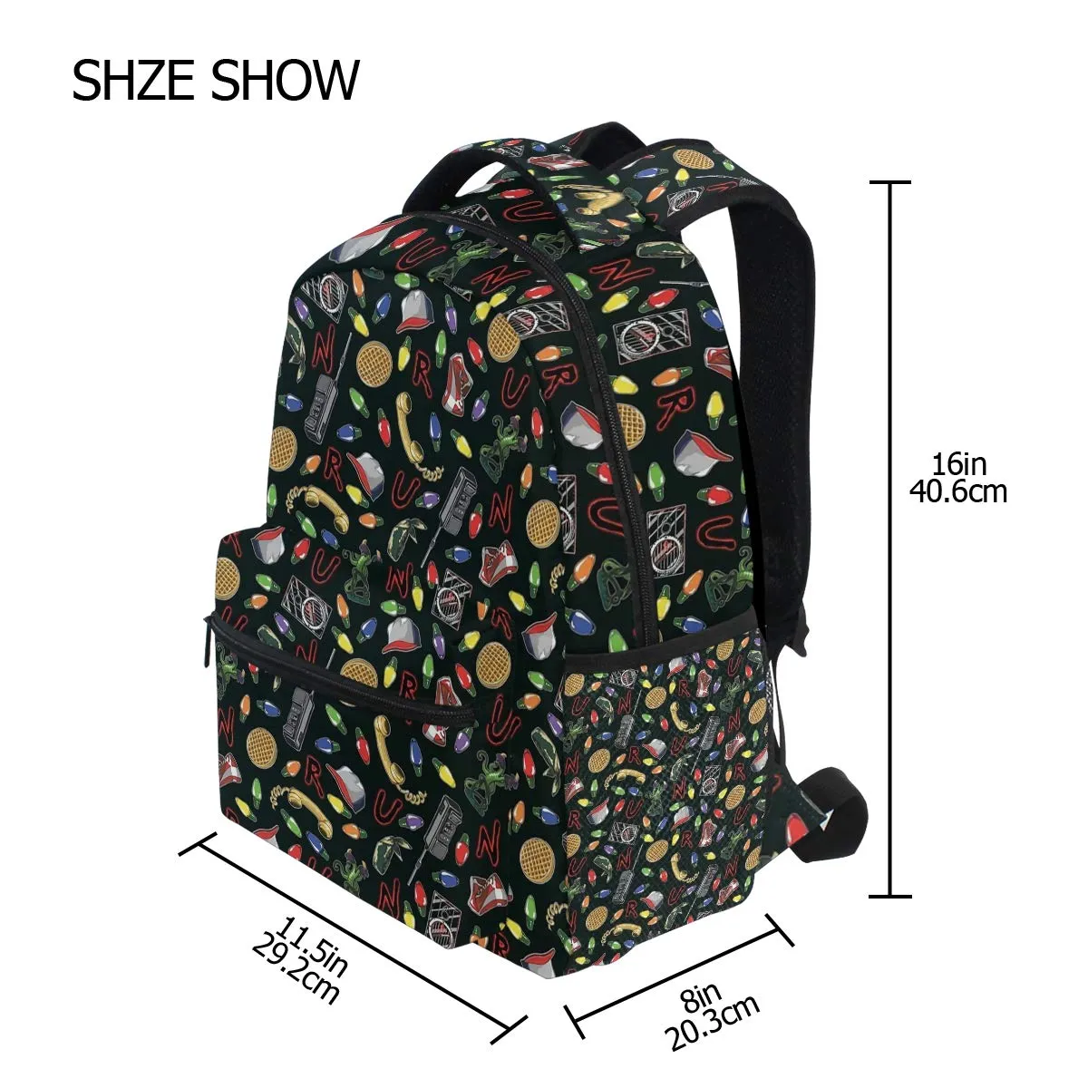 Backpacks Stranger Things College School Book Bag Travel Hiking Camping Daypack