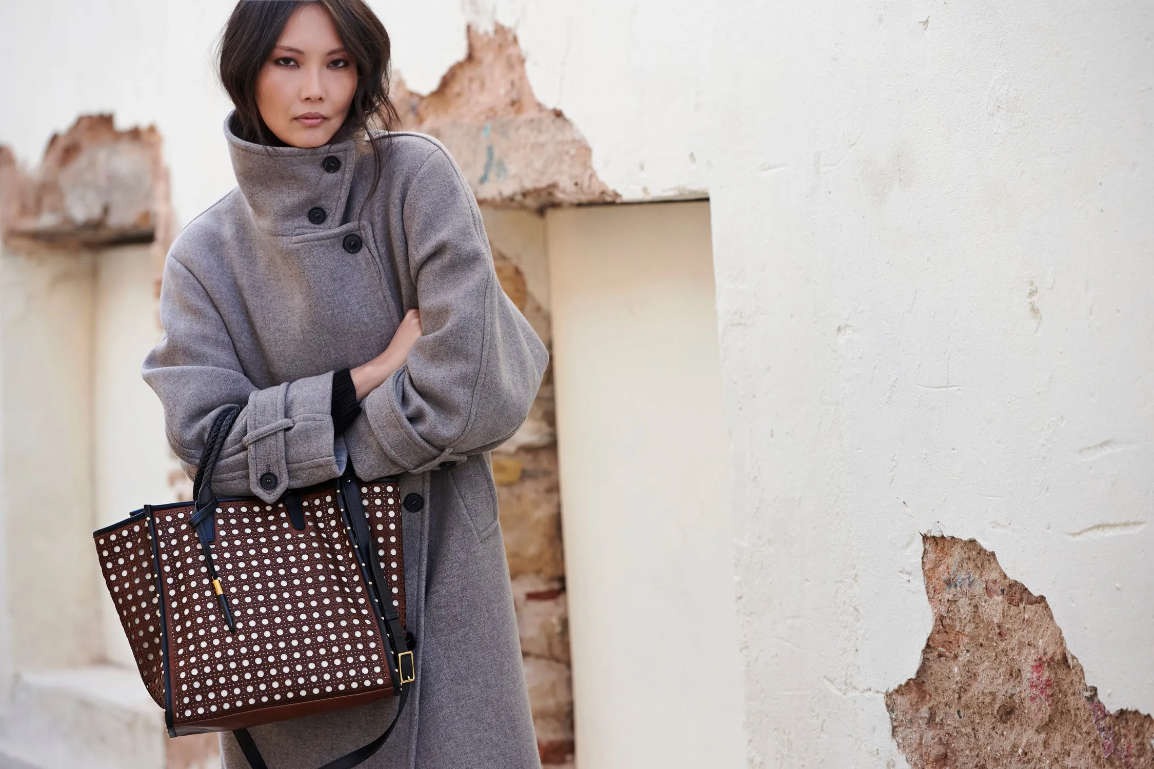 Ballabriggs Tote - Leather Rattan