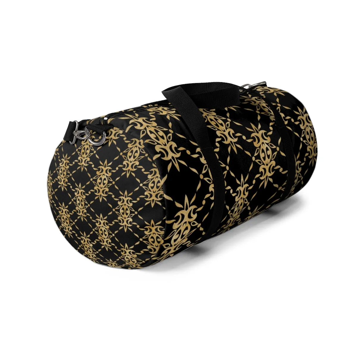 Black and Gold Duffel Bag