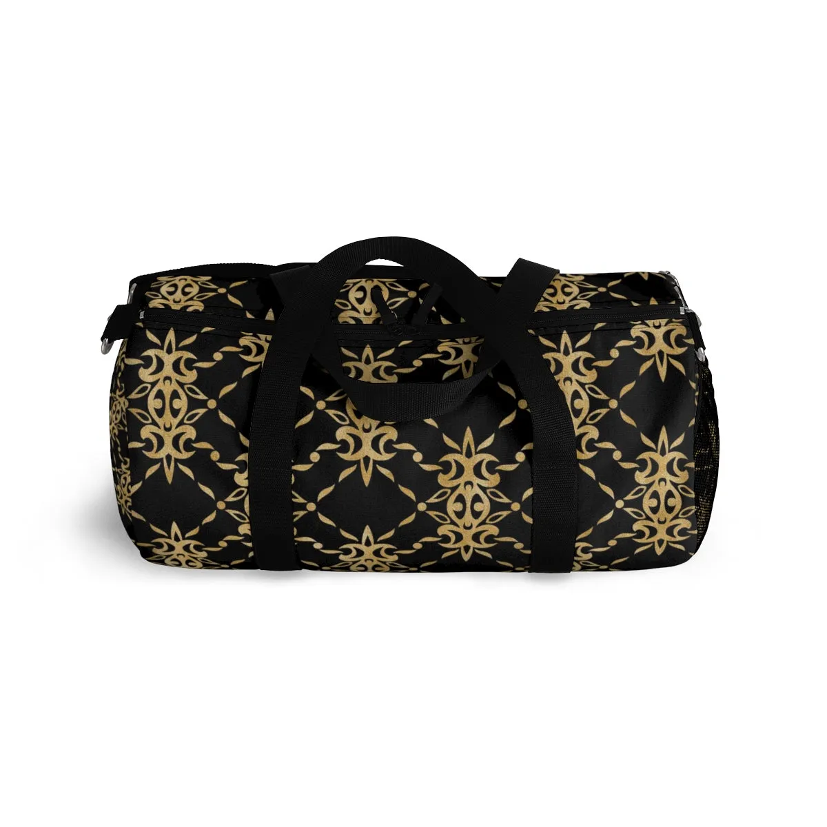 Black and Gold Duffel Bag