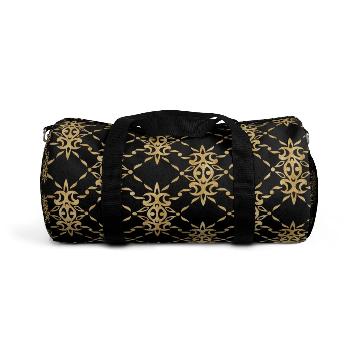 Black and Gold Duffel Bag