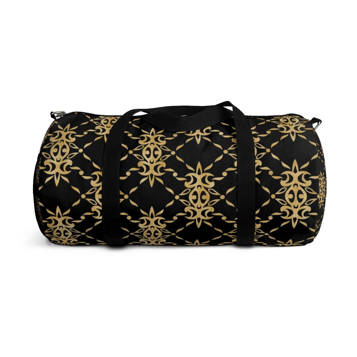 Black and Gold Duffel Bag