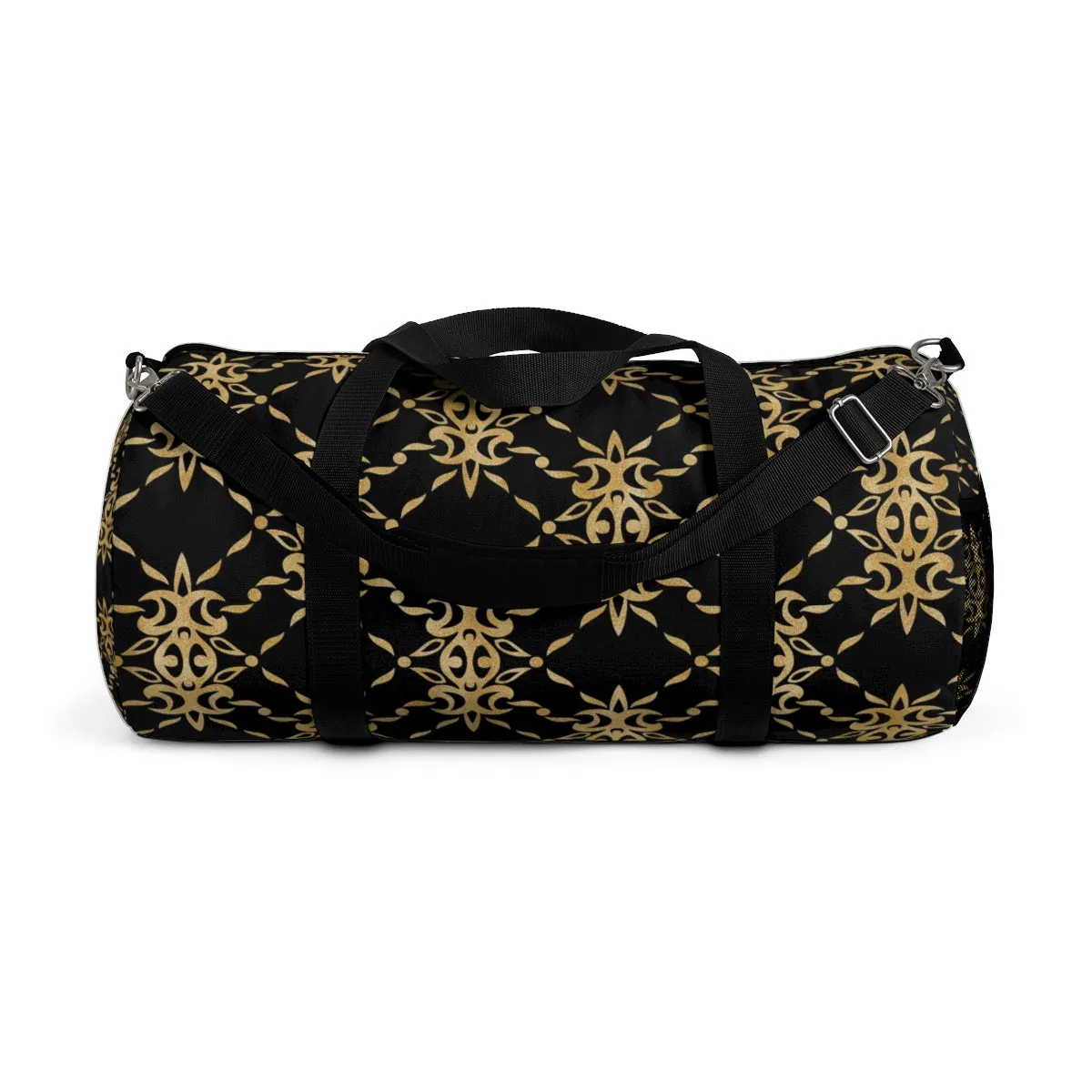 Black and Gold Duffel Bag