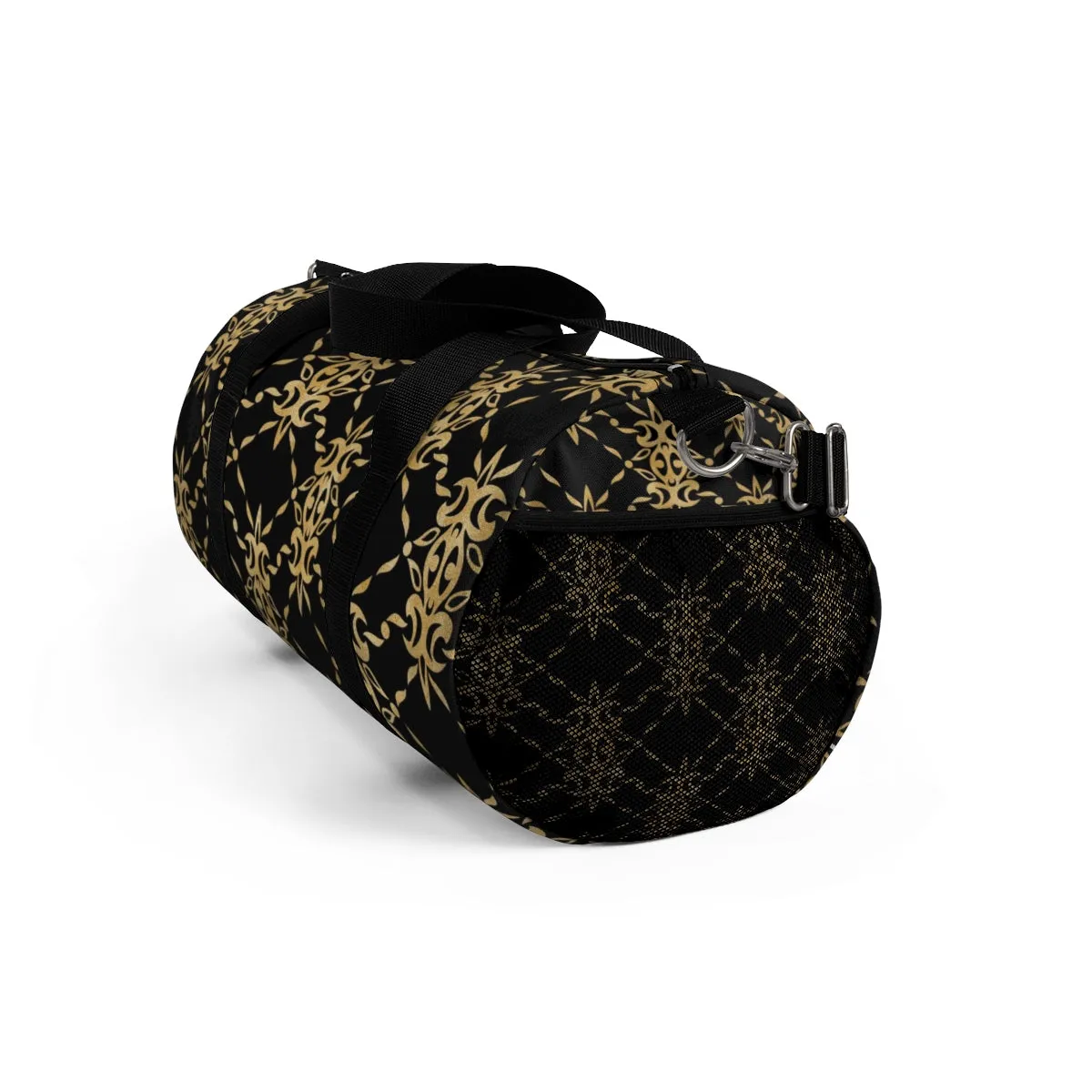 Black and Gold Duffel Bag
