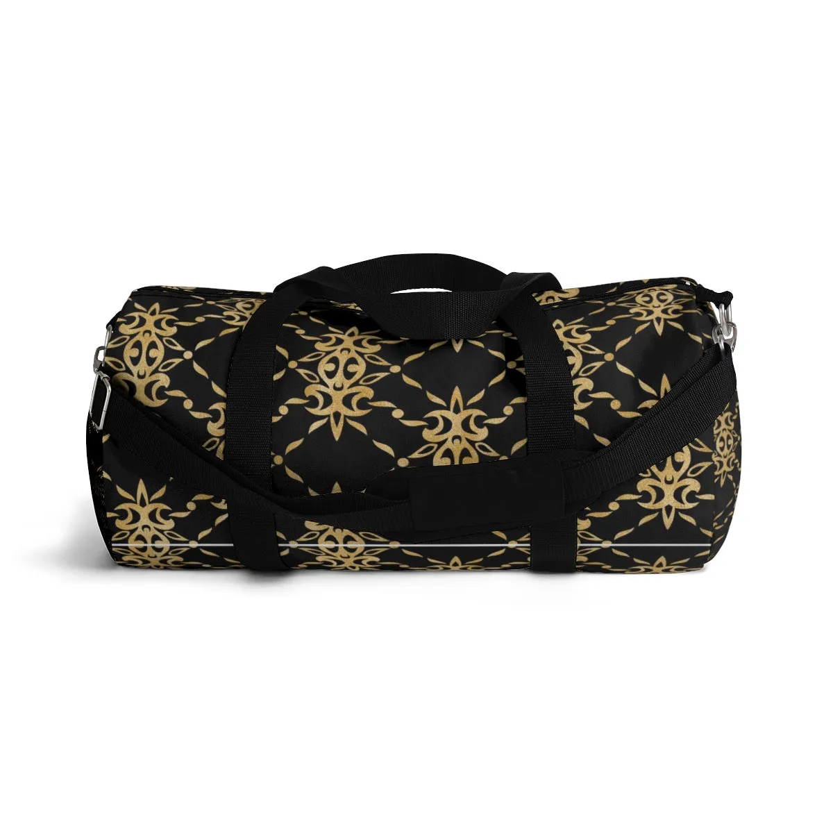 Black and Gold Duffel Bag