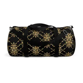 Black and Gold Duffel Bag