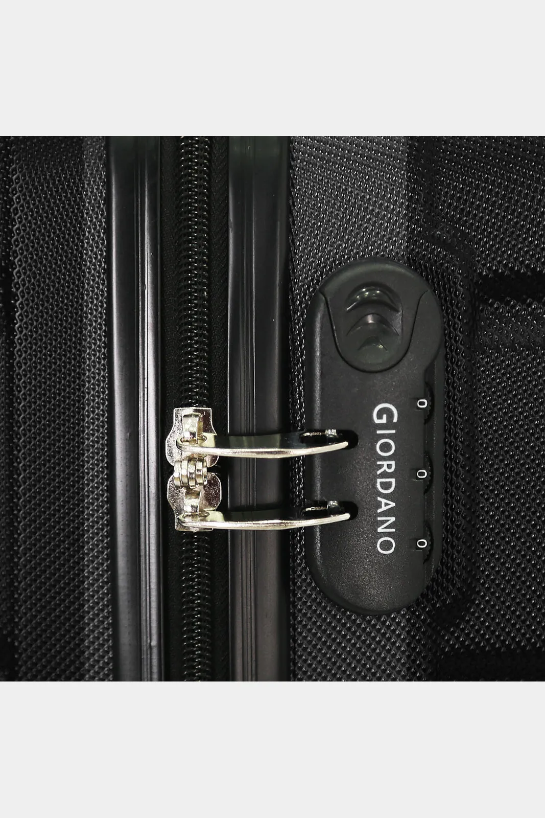 Black Textured Trolley Set (3 Piece)