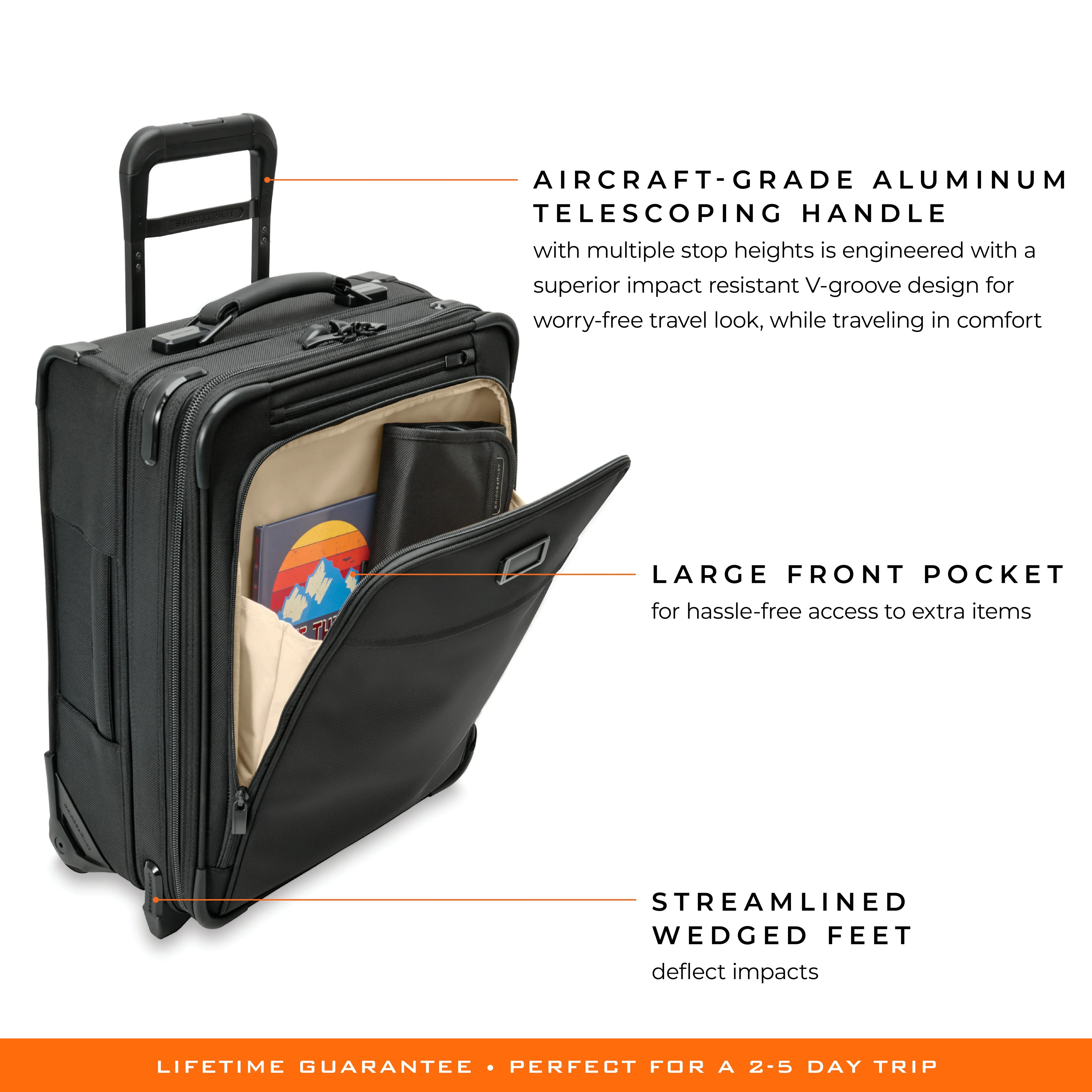 Briggs & Riley Baseline 21" Global 2-Wheel Expandable Carry-On - Black
