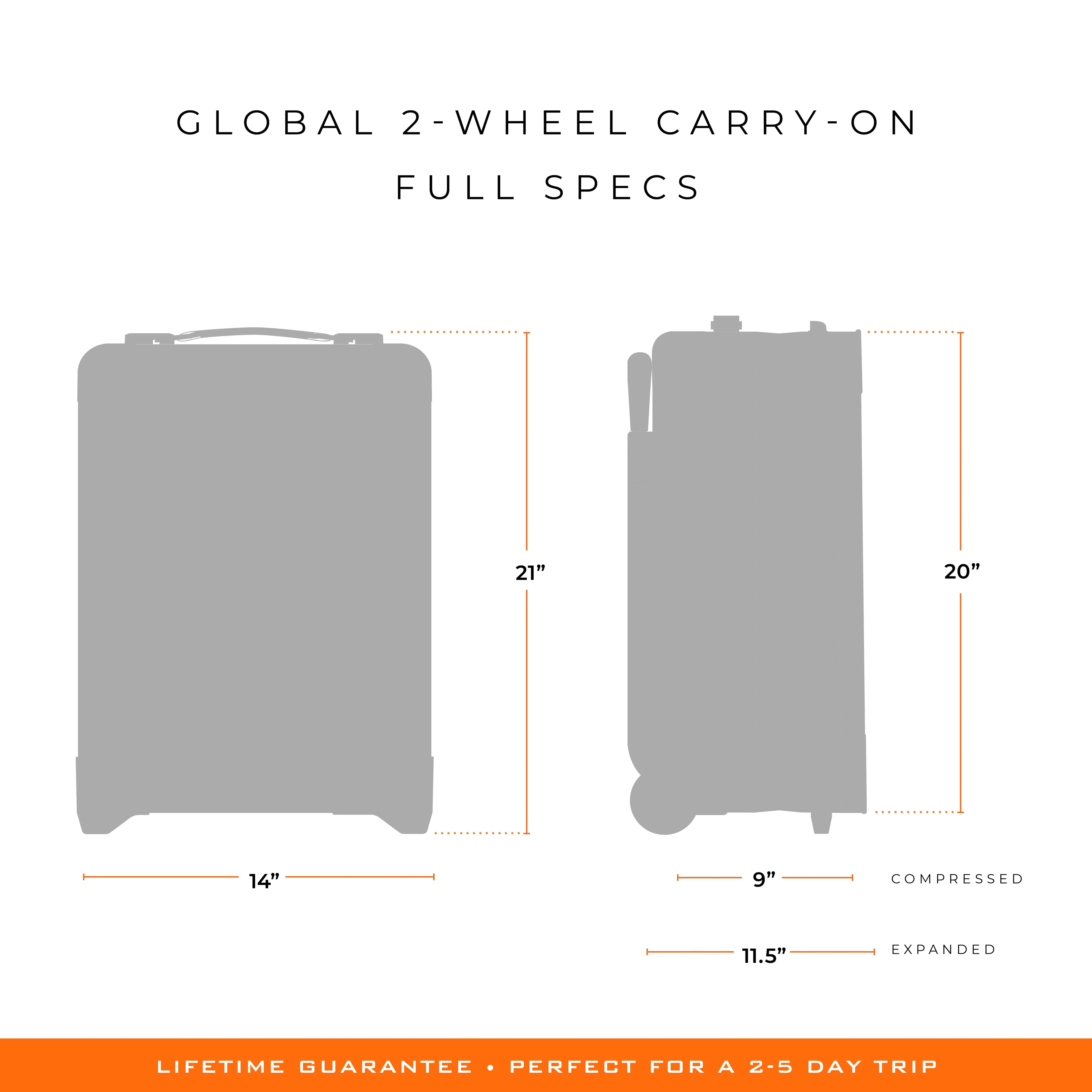 Briggs & Riley Baseline 21" Global 2-Wheel Expandable Carry-On - Black