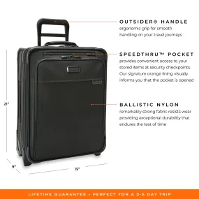 Briggs & Riley Baseline 21" Global 2-Wheel Expandable Carry-On - Black