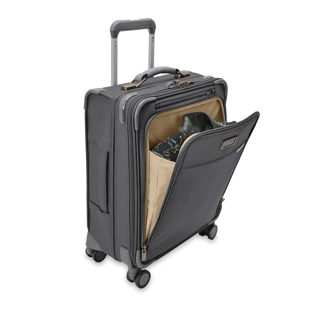 Briggs & Riley | Baseline Global Carry-On Spinner | Limited Edition Steel Gray