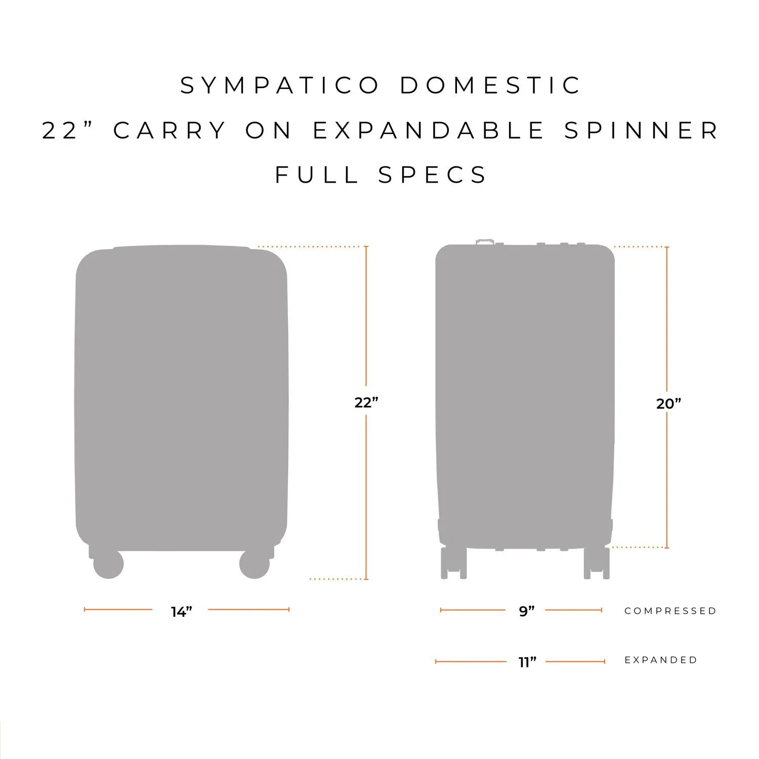 Briggs & Riley Sympatico Domestic 22" Carry-On Expandable Spinner