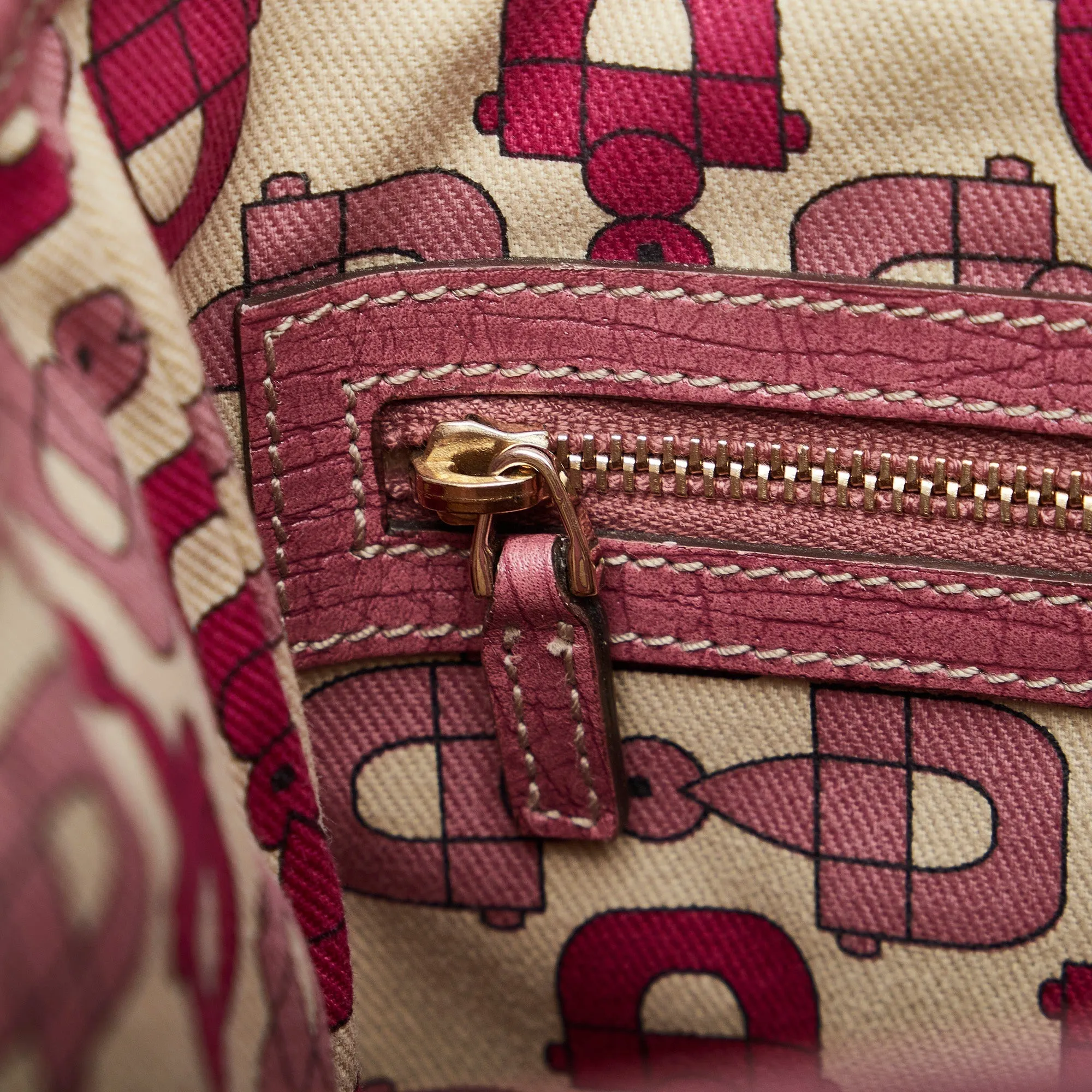 Brown Gucci GG Canvas Jolicoeur Tote Bag