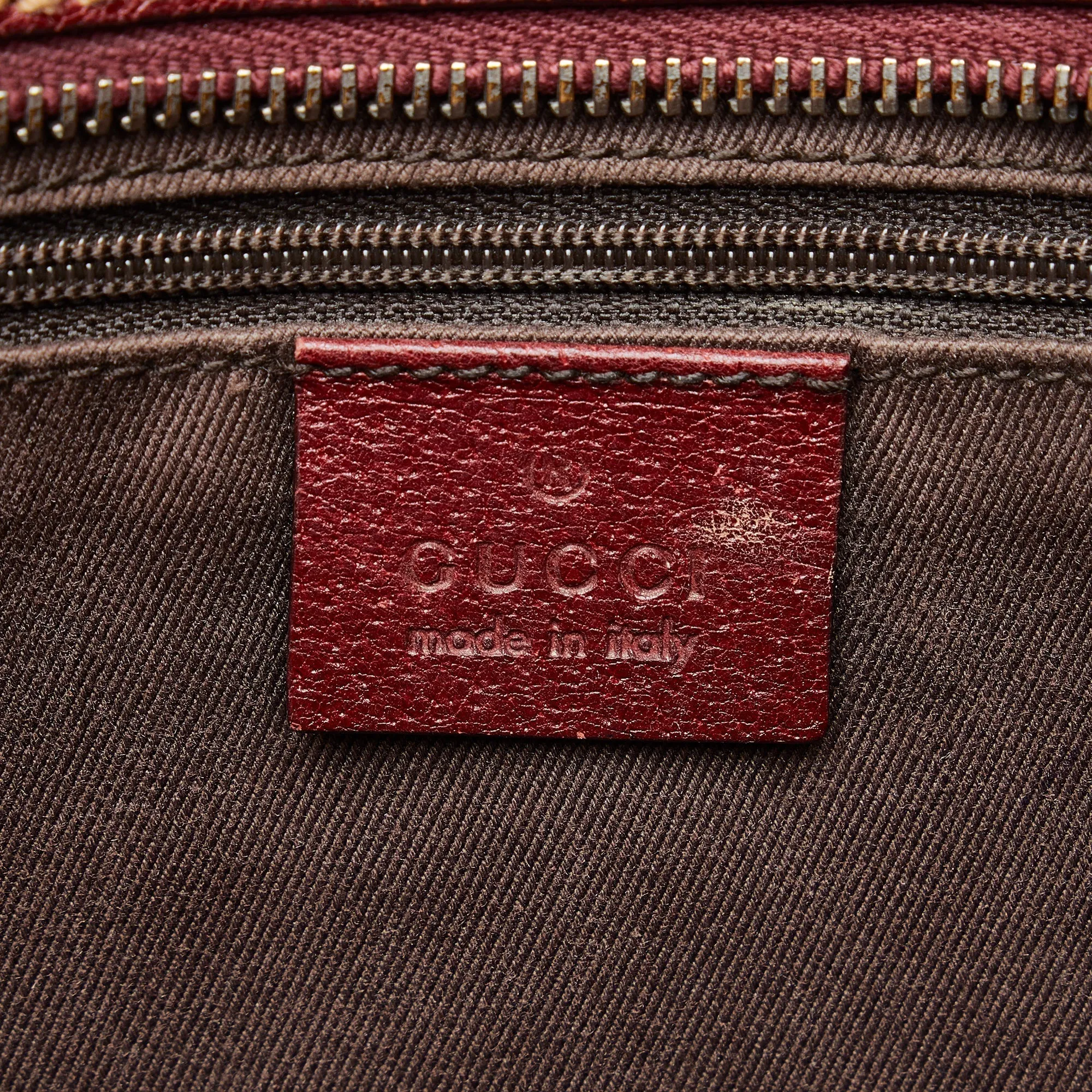 Brown Gucci GG Canvas Tote Bag