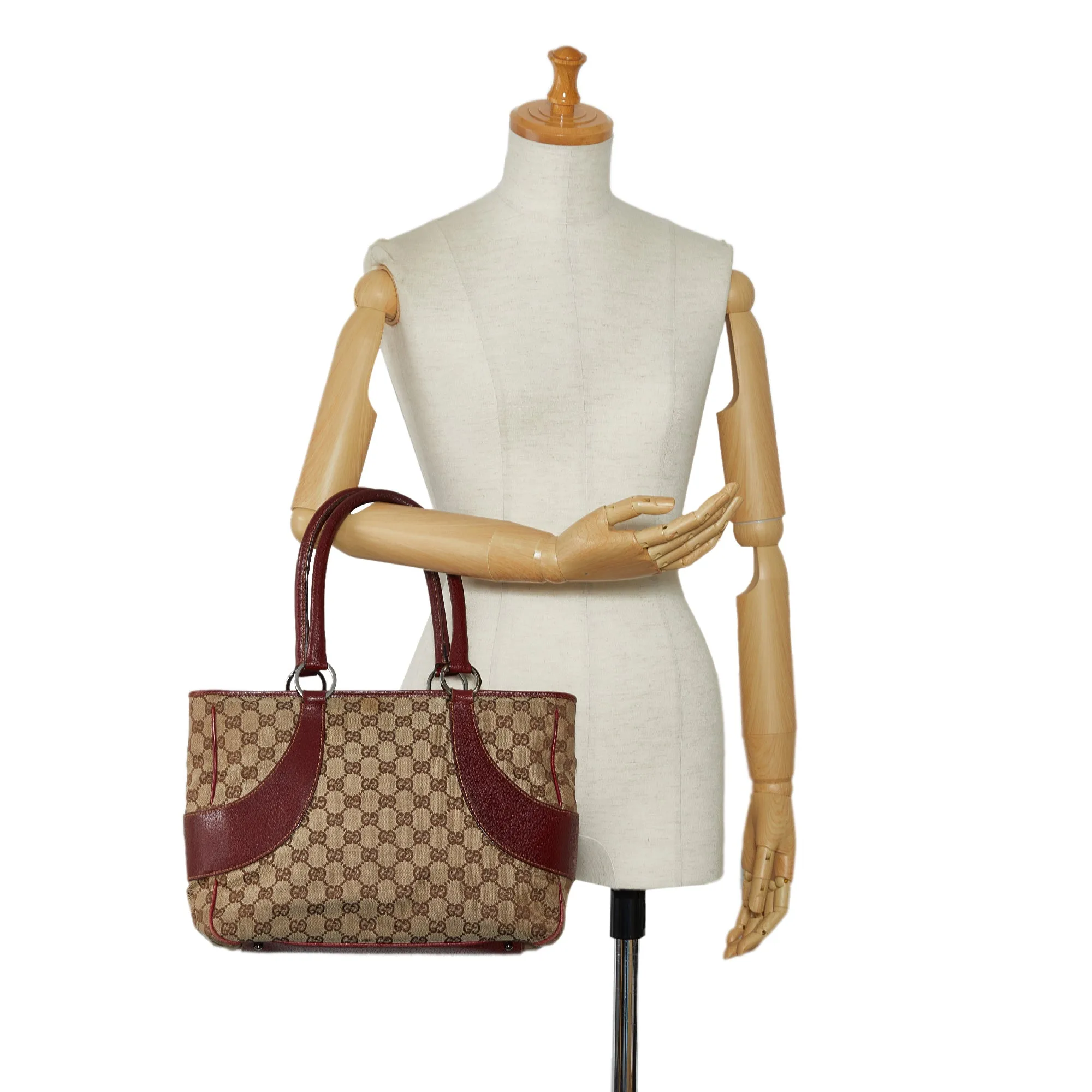 Brown Gucci GG Canvas Tote Bag