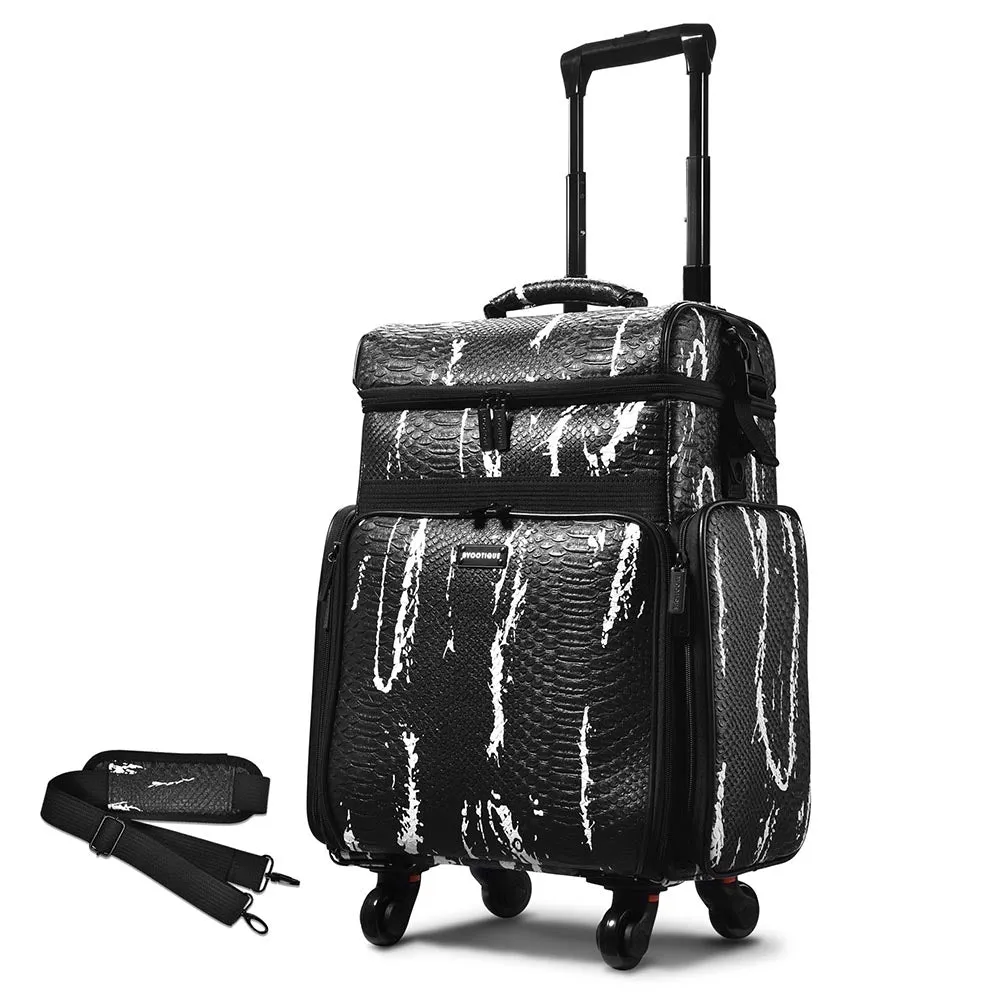 Byootique Fuhold Rolling Makeup Hairdresser Case 2-Tier