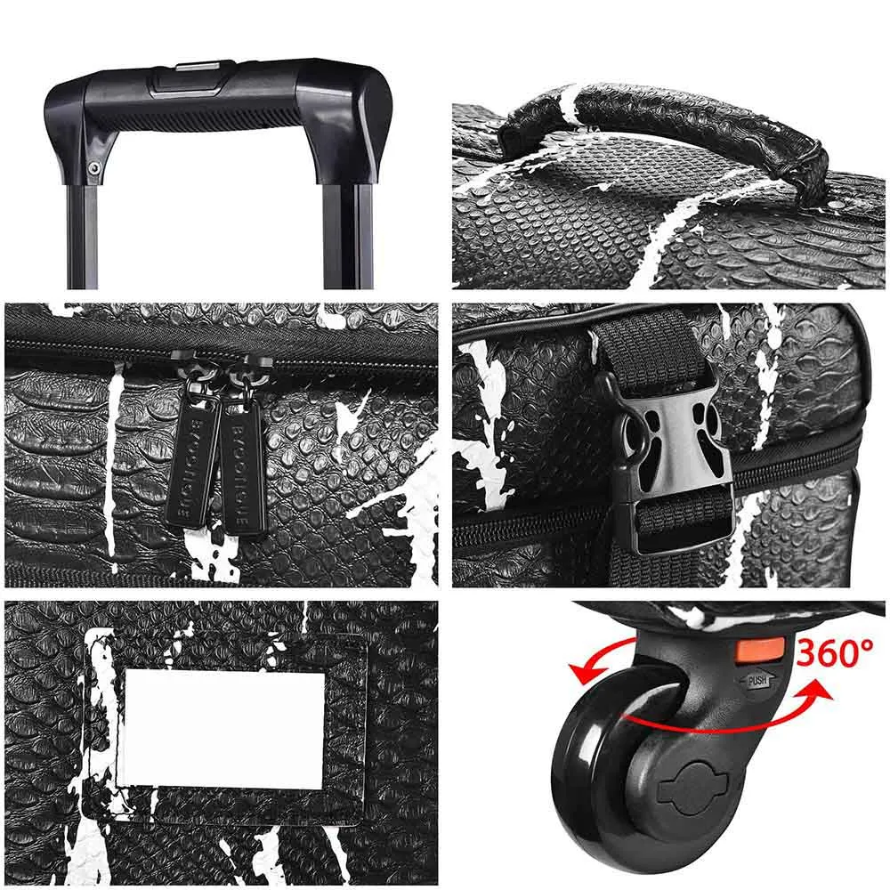 Byootique Fuhold Rolling Makeup Hairdresser Case 2-Tier
