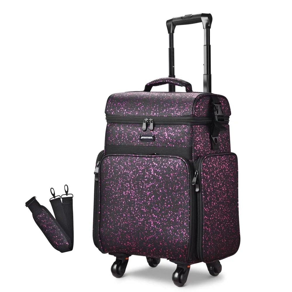 Byootique Fuhold Rolling Makeup Hairdresser Case 2-Tier