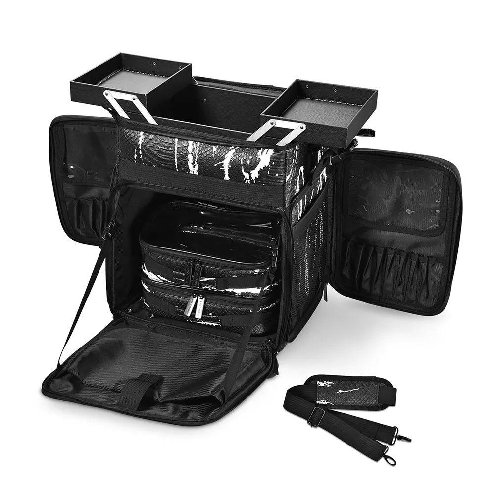 Byootique Fuhold Rolling Makeup Hairdresser Case 2-Tier