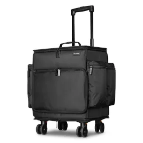 Byootique Rolling Nail Tech Makeup Case with 96-Bottle Polish Organizer