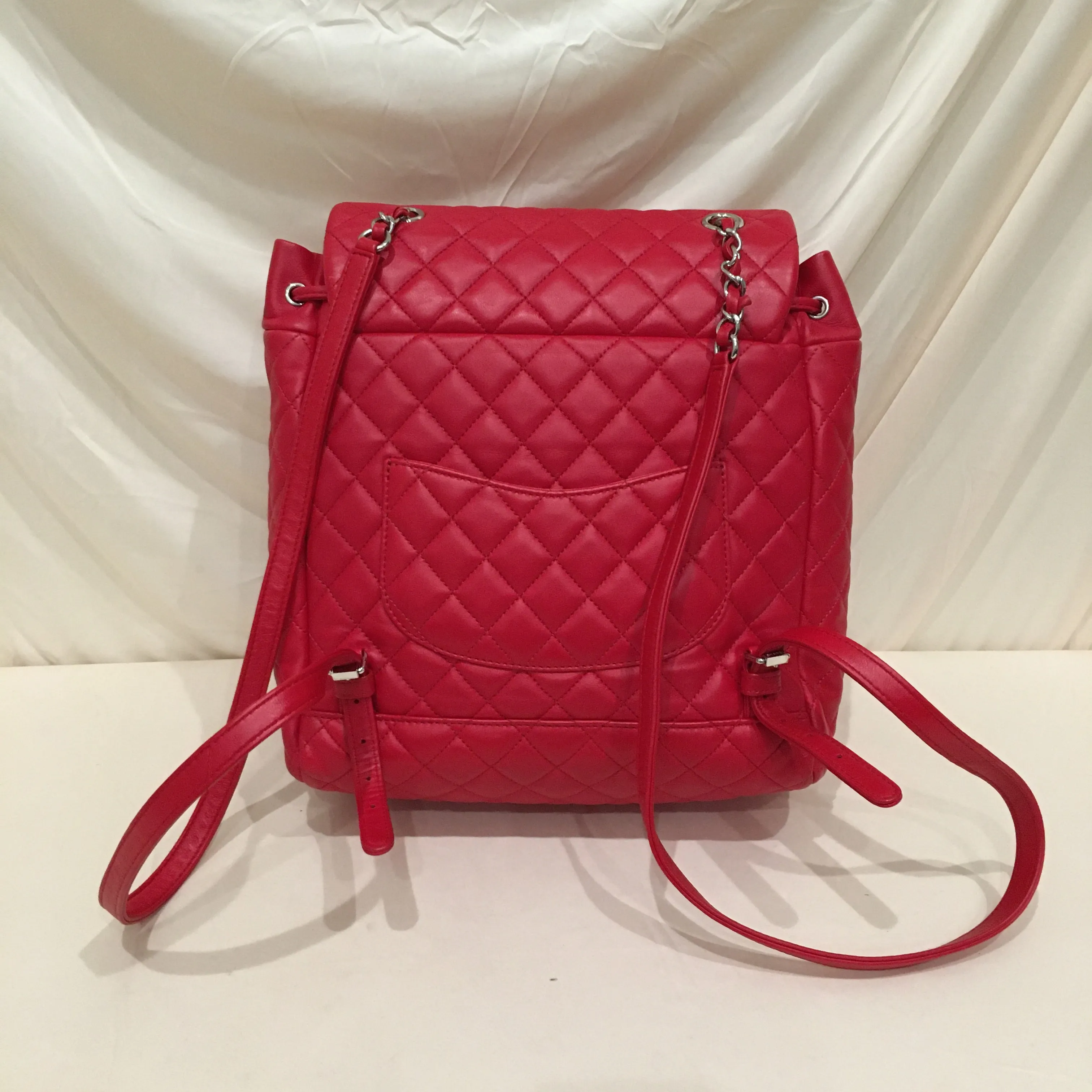 Chanel Blue Lambskin Large Urban Spirit Backpack Sku# 76425