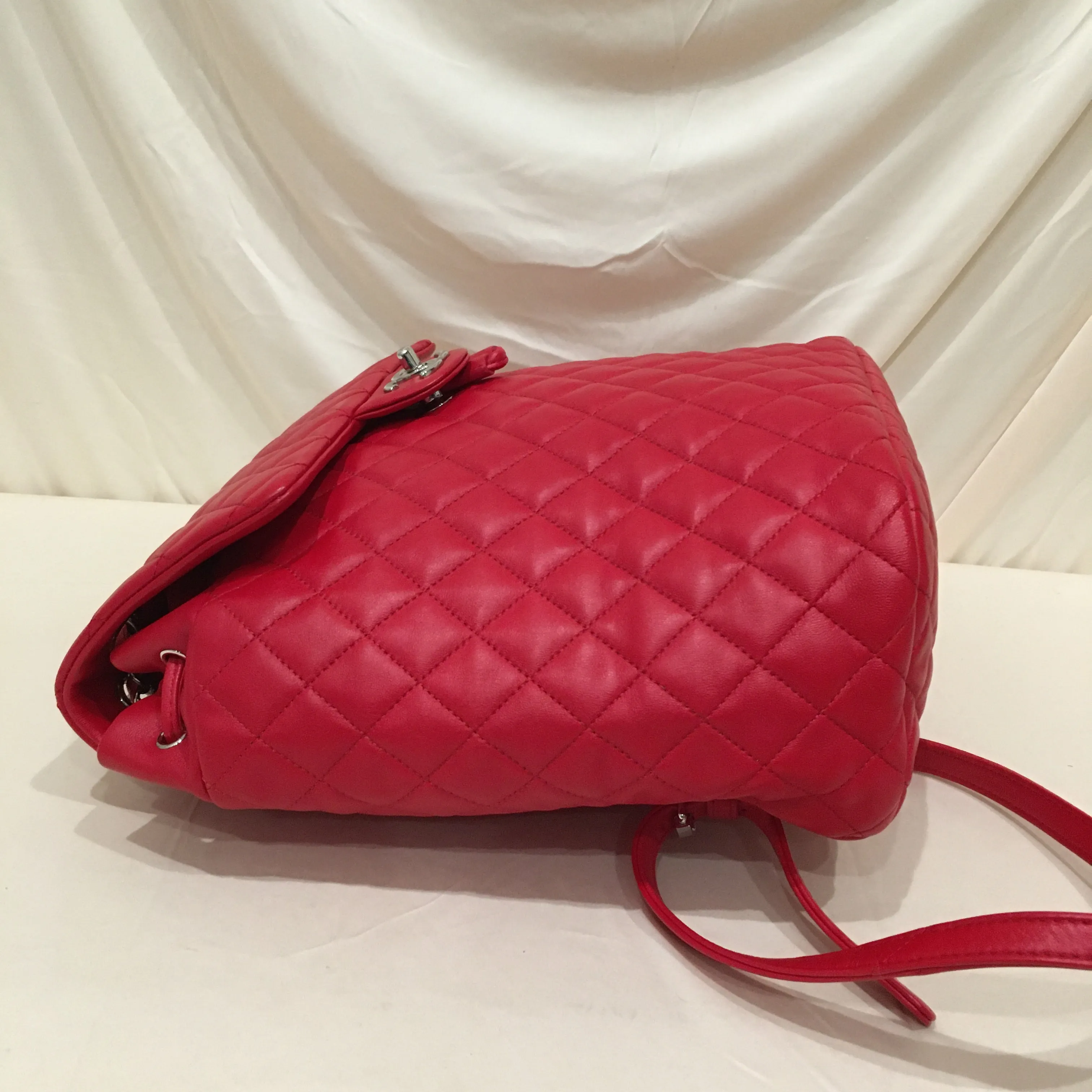 Chanel Blue Lambskin Large Urban Spirit Backpack Sku# 76425