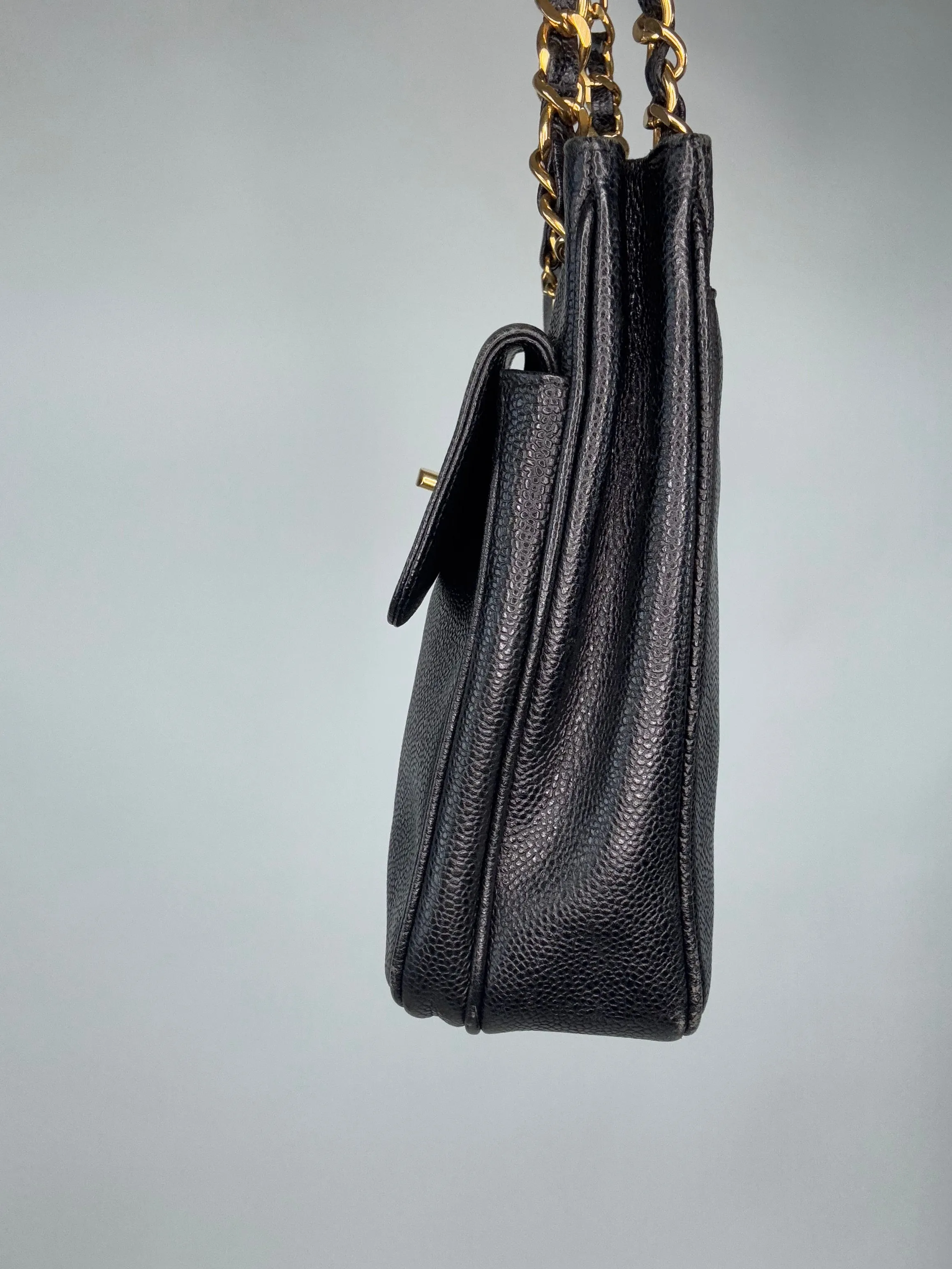 Chanel  Caviar Vintage Two Sided Tote