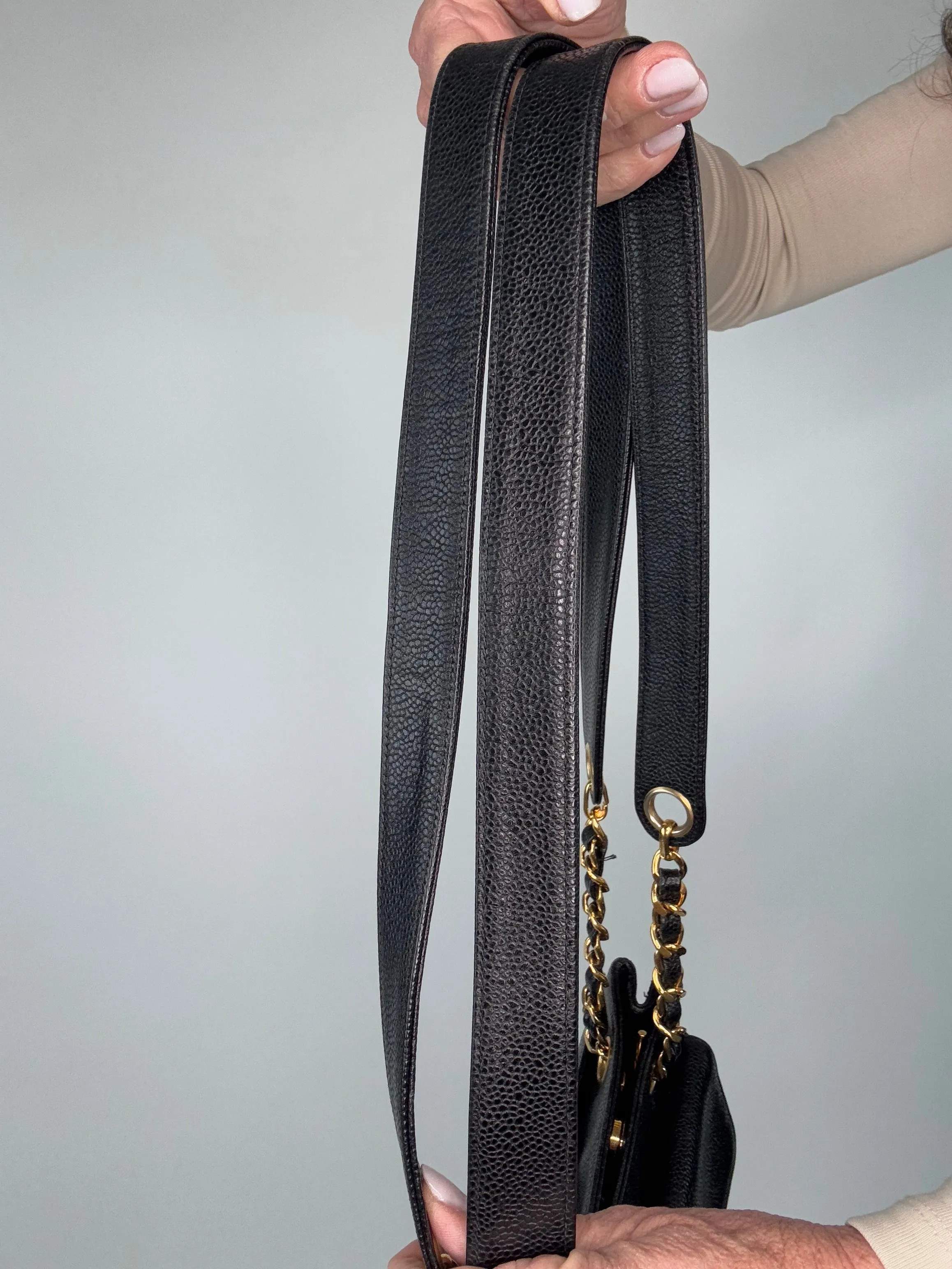 Chanel  Caviar Vintage Two Sided Tote