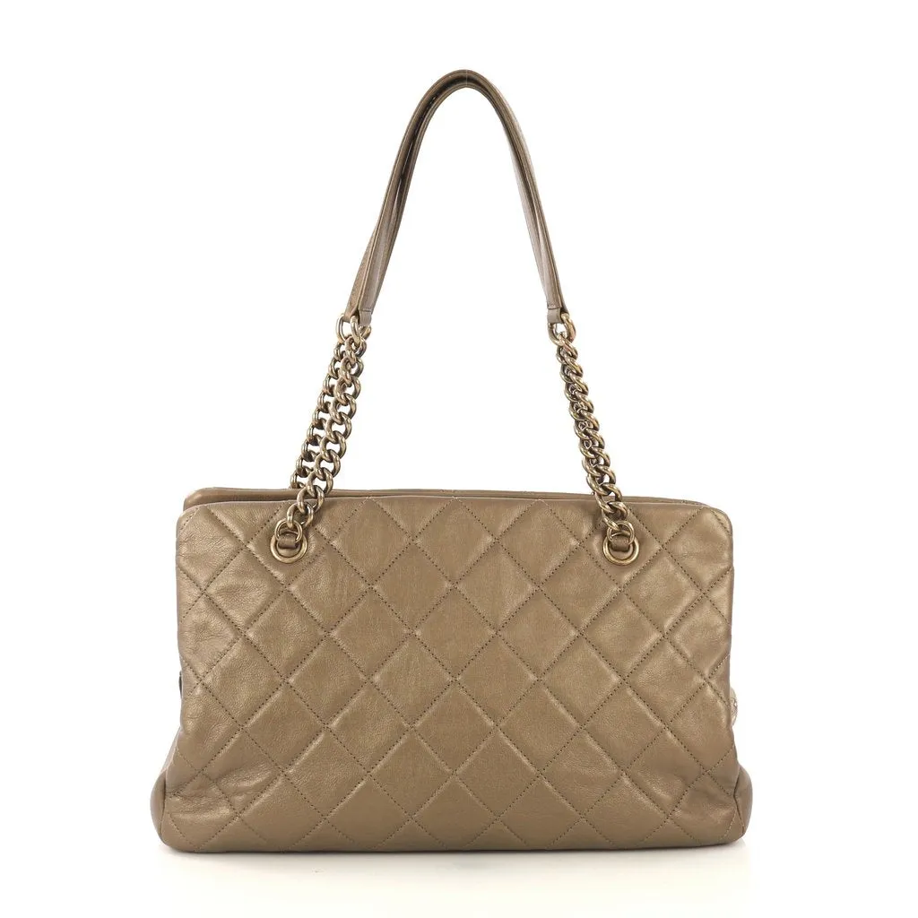 CHANEL CC Crown Medium Calfskin Bag