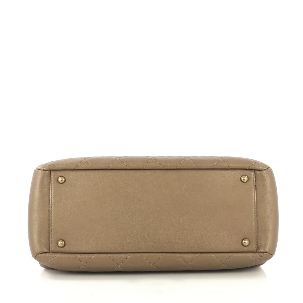CHANEL CC Crown Medium Calfskin Bag