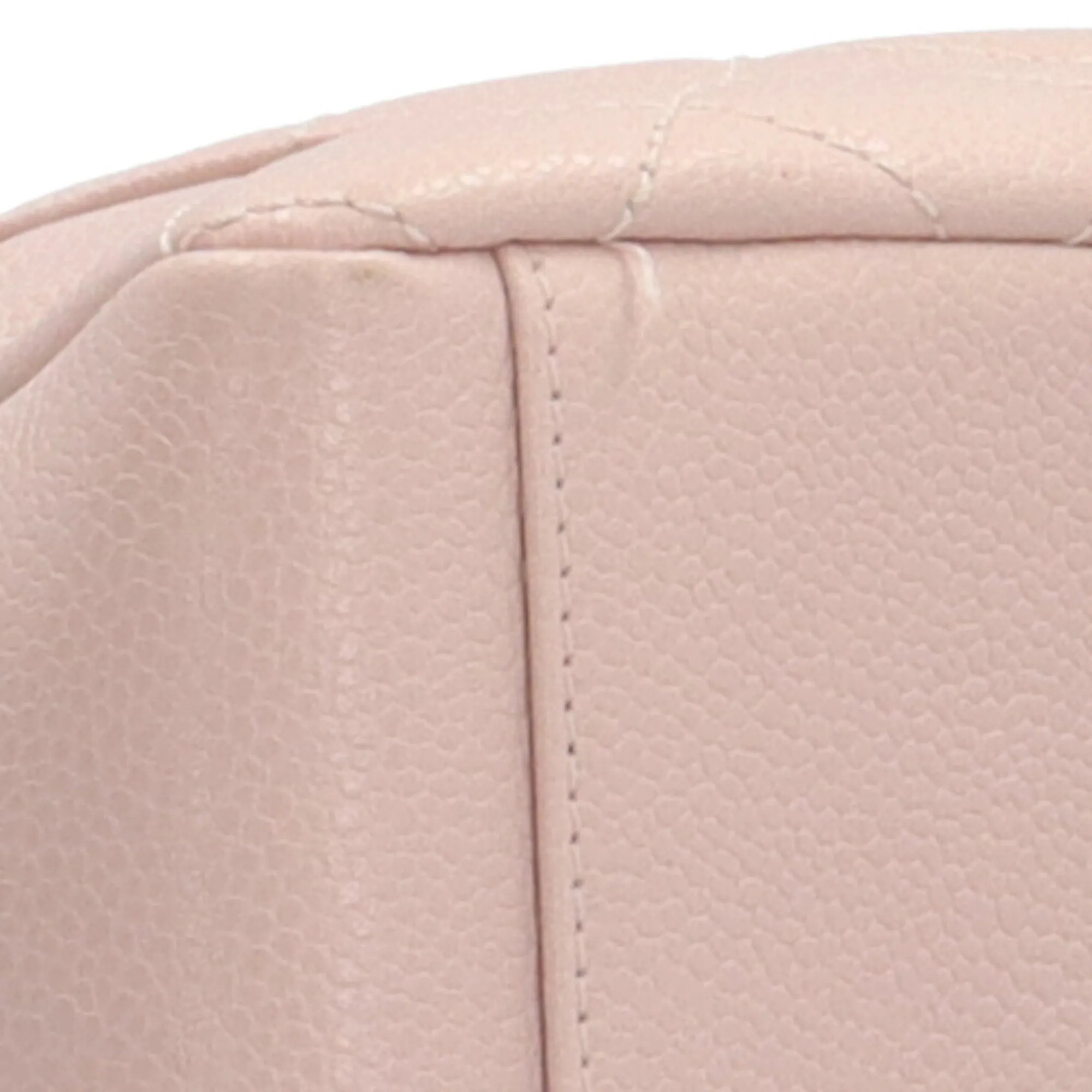 Chanel Chain Tote Bag Caviar Skin Pink Ladies