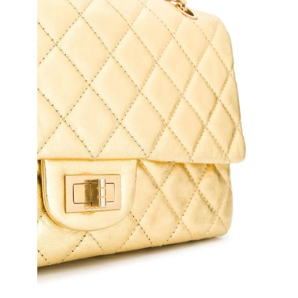 CHANEL Chanel 2.55 Gold Jumbo Bag