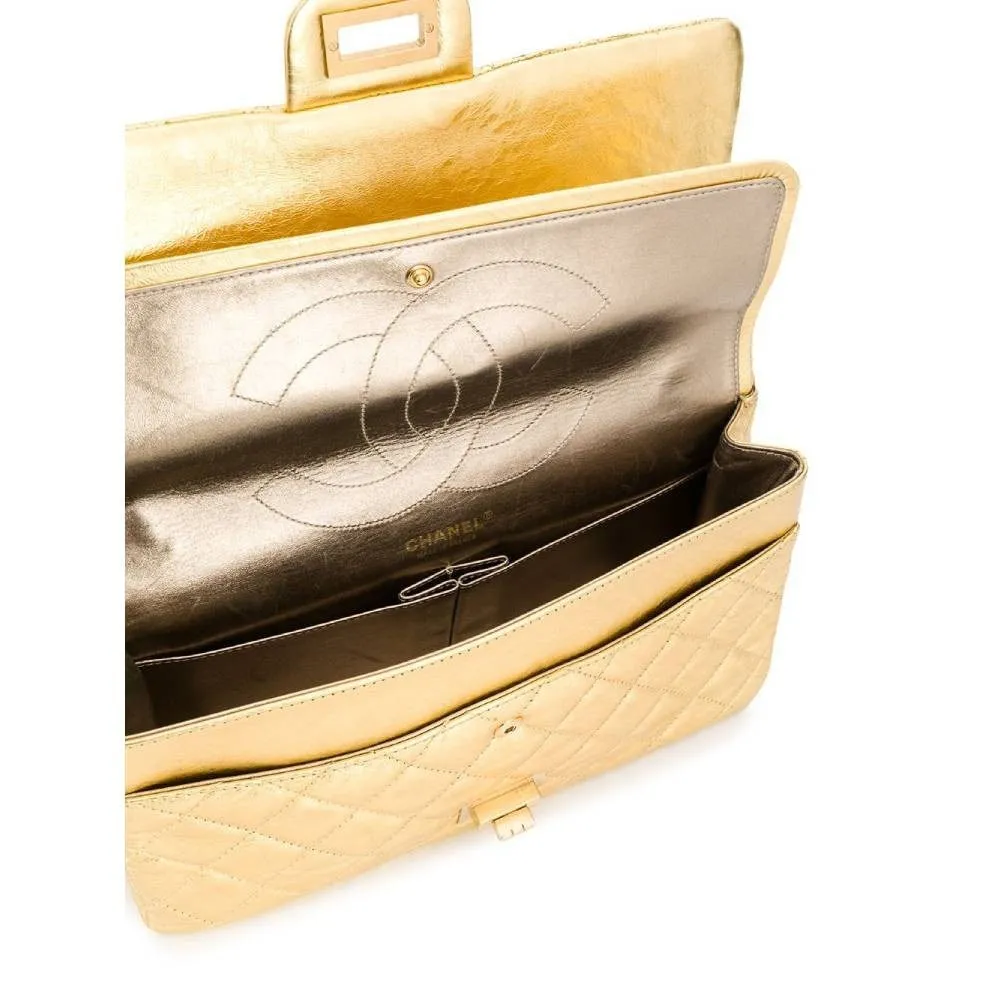 CHANEL Chanel 2.55 Gold Jumbo Bag