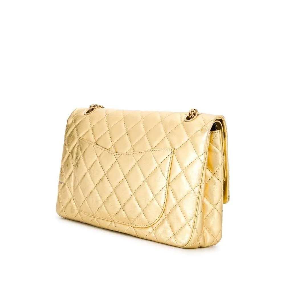 CHANEL Chanel 2.55 Gold Jumbo Bag