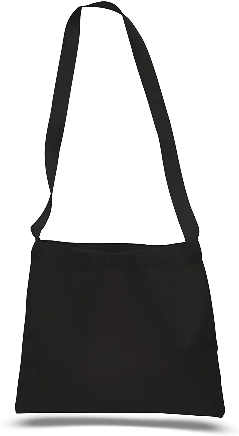Cheap Canvas Messenger Tote Bags, Small Size